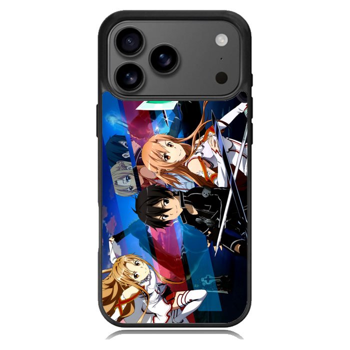 sword art online kirito and asuna iPhone 17 Pro Max Case BC1171