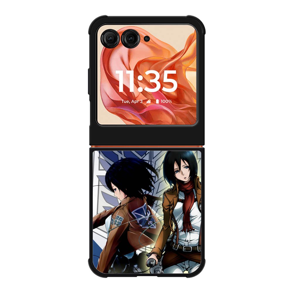 ATTACK ON TITAN MIKASA Motorola Moto Razr 2025/2024 , Moto Razr 60/50 Case BC1175