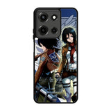 ATTACK ON TITAN MIKASA Motorola Moto G 5G 2025 Case BC1175