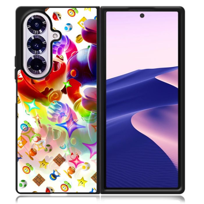 mario bros Samsung Galaxy Z Fold 7 5G Case BC1176