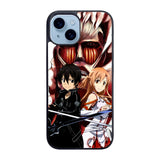 Sword Art Online titan Case iPhone 15 Plus BC1184