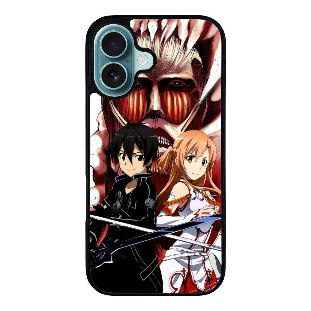 Sword Art Online titan Case iPhone 16 Plus BC1184