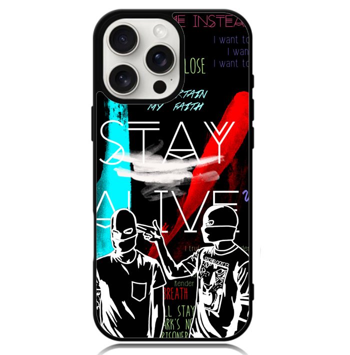 Twenty One Pilots Stay Alive Z2787 iPhone 16 Pro Max Case