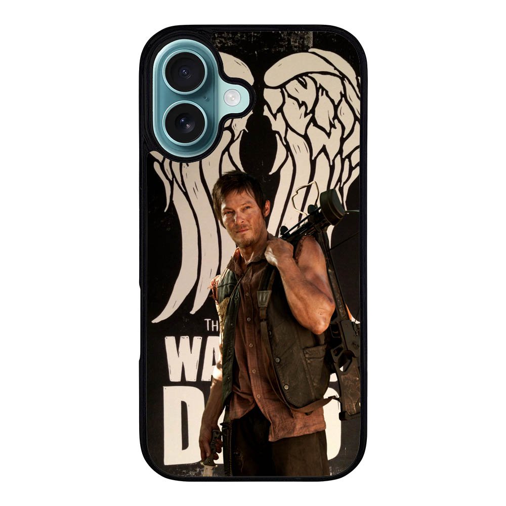 The Walking Dead Daryl Dixon Wings Case iPhone 16 Plus BC1195