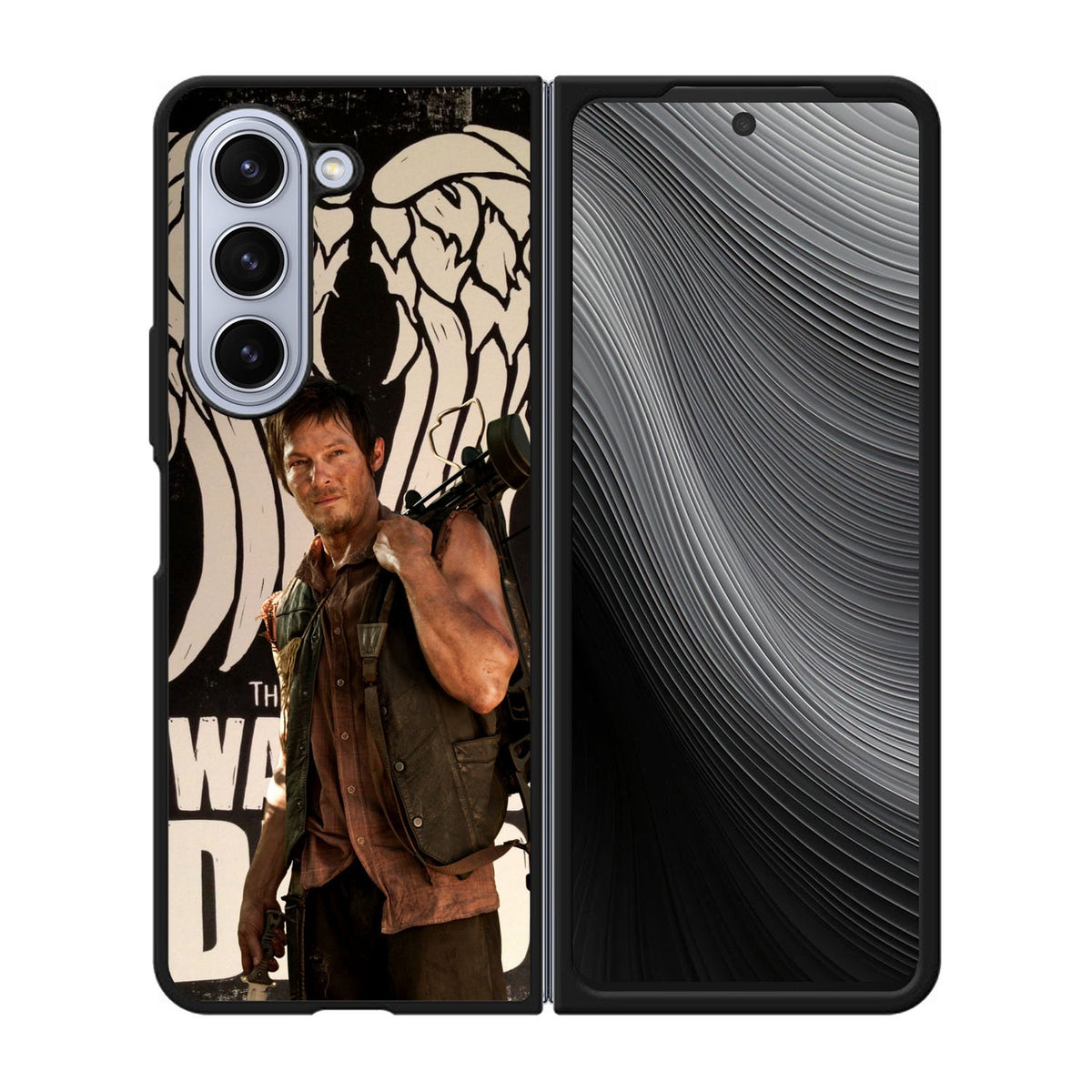 The Walking Dead Daryl Dixon Wings Case Samsung Galaxy z Fold 5 5G BC1195