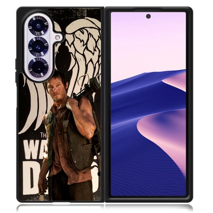 The Walking Dead Daryl Dixon Wings Samsung Galaxy Z Fold 7 5G Case BC1195