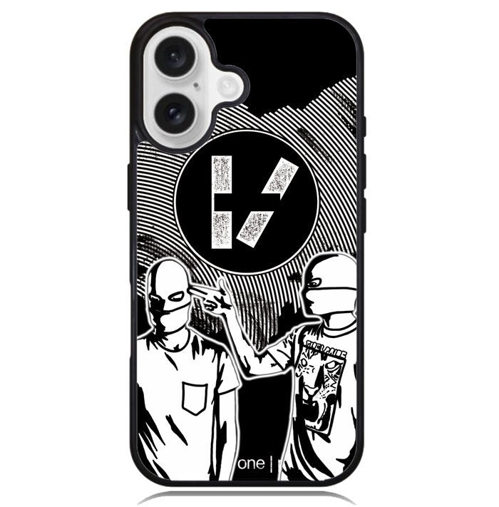 Twenty One Pilots Monochrome Z2800 iPhone 16 Case