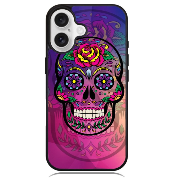 Sugar Skull Colorful  Case iPhone 16 BC1197