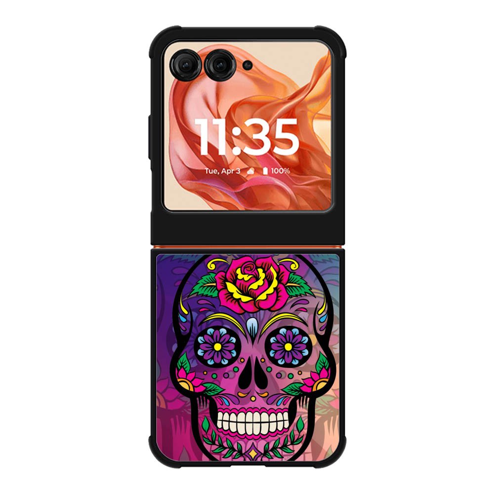Sugar Skull Colorful  Motorola Moto Razr 2025/2024 , Moto Razr 60/50 Case BC1197