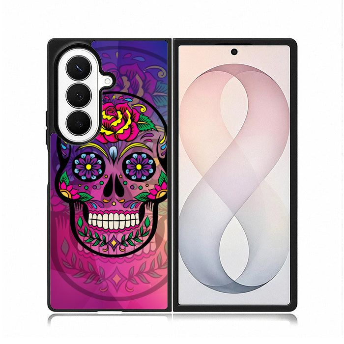 Sugar Skull Colorful  Samsung Galaxy Z Fold 8 Ultra Case BC1197