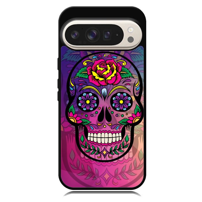 Sugar Skull Colorful  Google Pixel 10 | Google Pixel 10 Pro Case BC1197