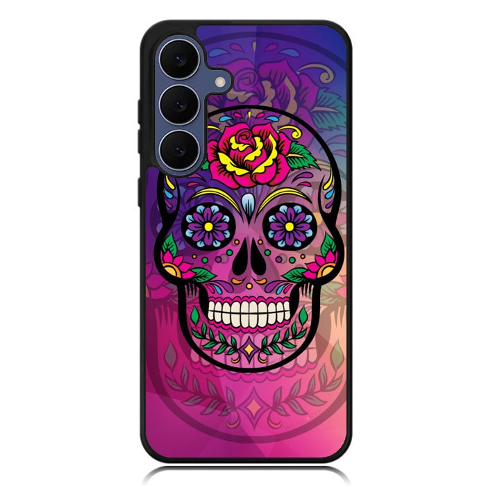 Sugar Skull Colorful  Samsung Galaxy S25 FE Case BC1197