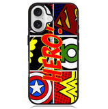 Pop Comic Super Hero Logo Z2840 iPhone 16 Case