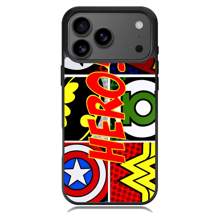 Pop Comic Super Hero Logo Z2840 iPhone 18 Pro Max Case