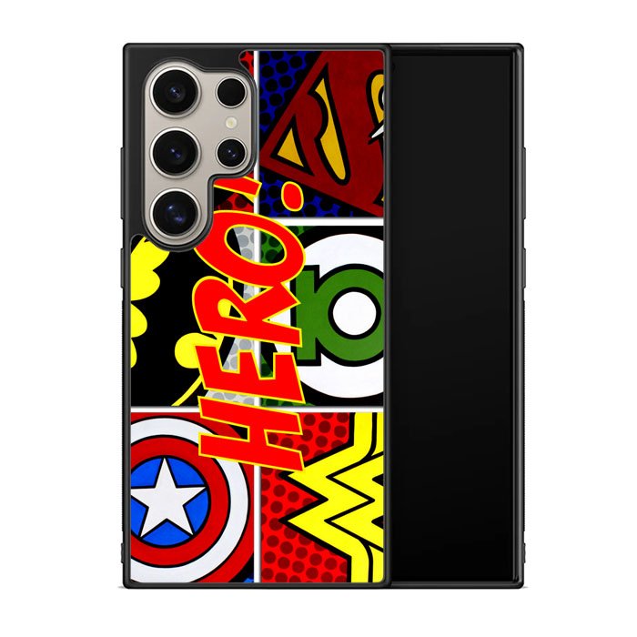 Pop Comic Super Hero Logo Z2840 Samsung Galaxy S25 Ultra 5G Case