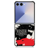 Game Of Thrones Stark Winter Is Coming Samsung Galaxy Z Flip 7 Case BC1202