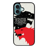 Game Of Thrones Stark Winter Is Coming Case iPhone 16 Plus BC1202