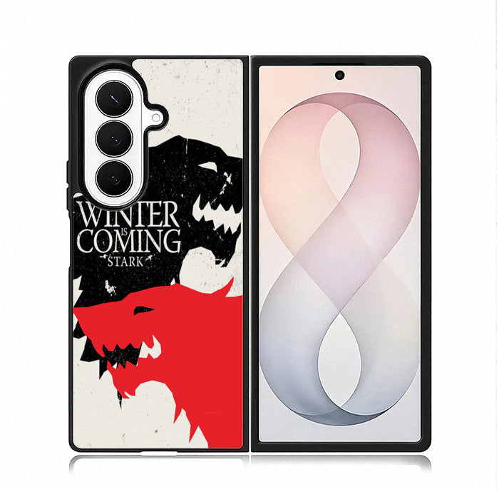 Game Of Thrones Stark Winter Is Coming Samsung Galaxy Z Fold 8 Ultra Case BC1202