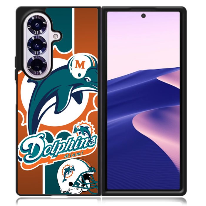 Miami Dolphins Samsung Galaxy Z Fold 7 5G Case BC1205