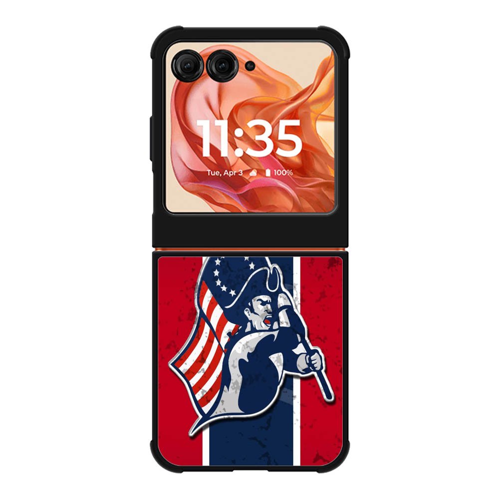New England Patriots Motorola Moto Razr 2025/2024 , Moto Razr 60/50 Case BC1207