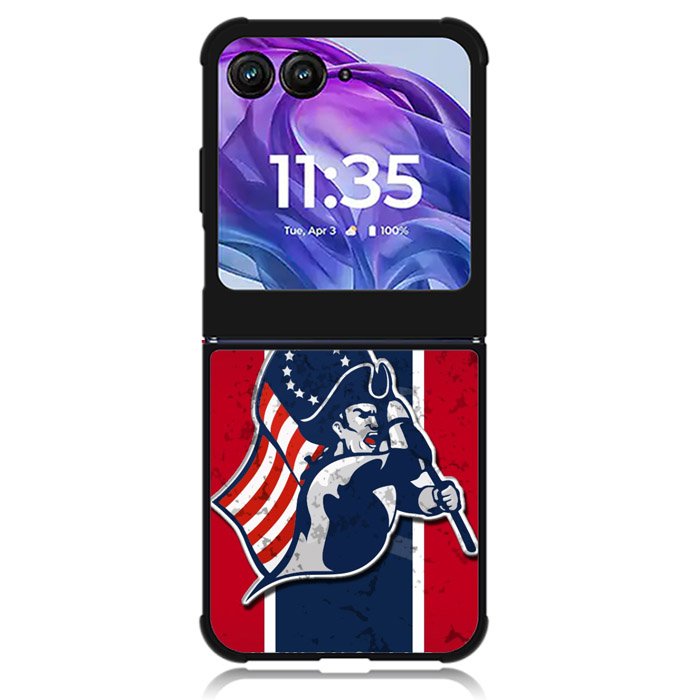 New England Patriots 1st Motorola Moto Razr 2024 , Moto Razr 50 Case