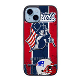 New England Patriots Case iPhone 15 Plus BC1207