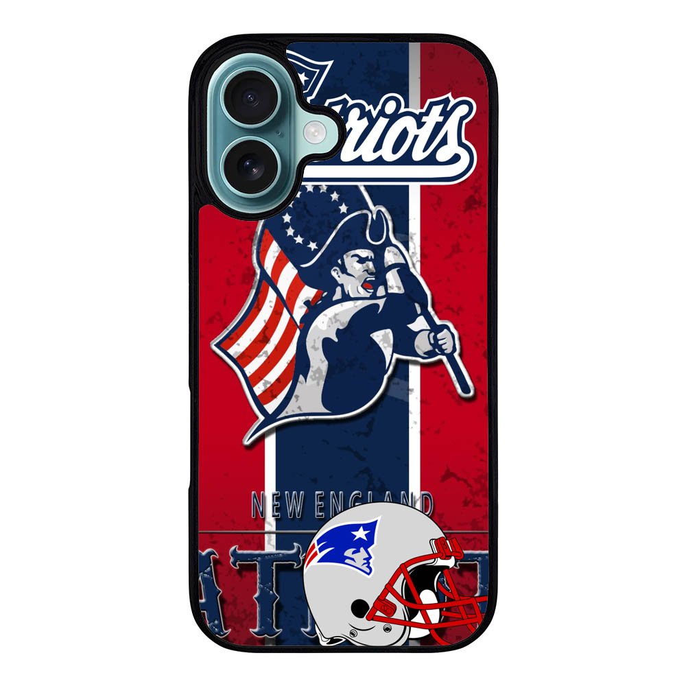 New England Patriots Case iPhone 16 Plus BC1207
