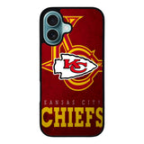 Kansas City Chiefs Case iPhone 16 Plus BC1217