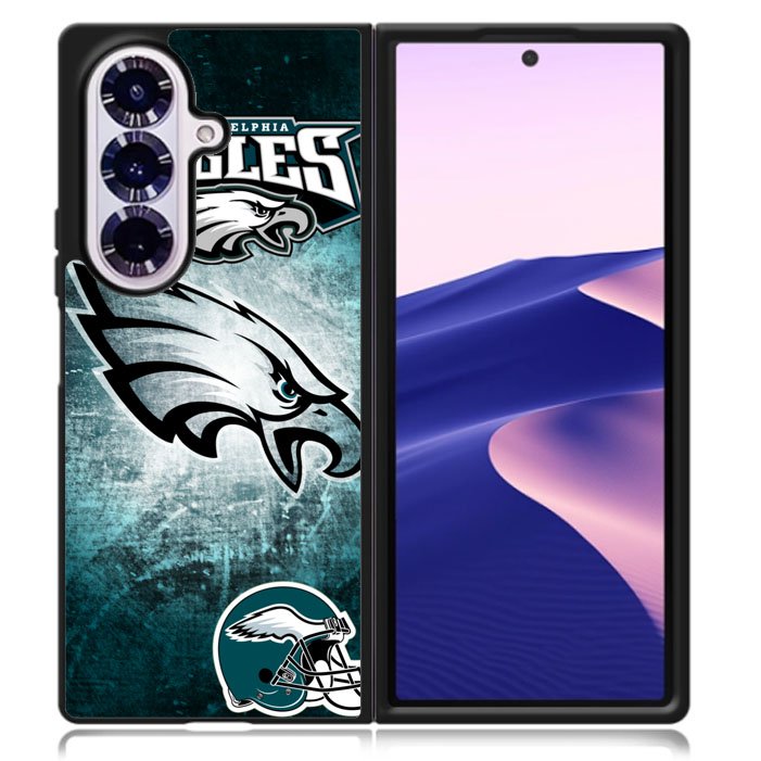 Philadelphia Eagles logo Samsung Galaxy Z Fold 7 5G Case BC1221