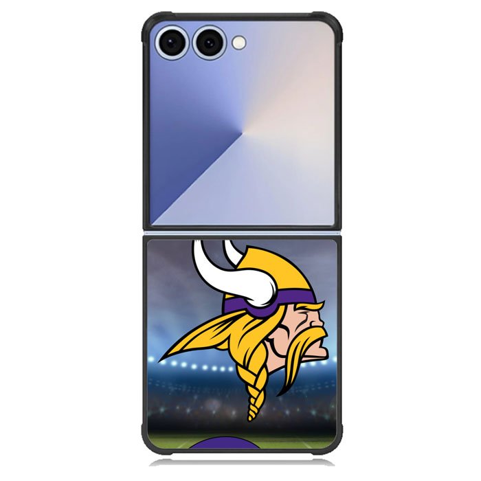 Minnesota Vikings logo Samsung Galaxy Z Flip 7 Case BC1224