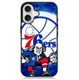 Philadelphia 76ers Case iPhone 16 BC1234