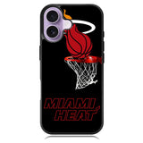 Miami Heat logo iPhone 17 Case BC1238