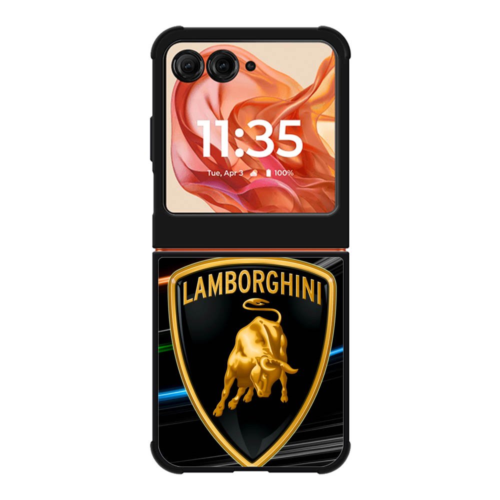 lamborghini logo black Motorola Moto Razr 2025/2024 , Moto Razr 60/50 Case BC1243