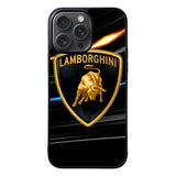 lamborghini logo black Case iPhone 15 Pro BC1243