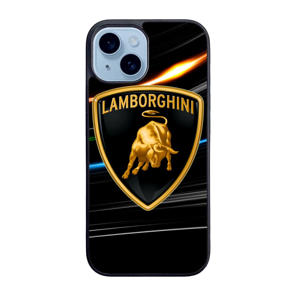 lamborghini logo black Case iPhone 15 Plus BC1243