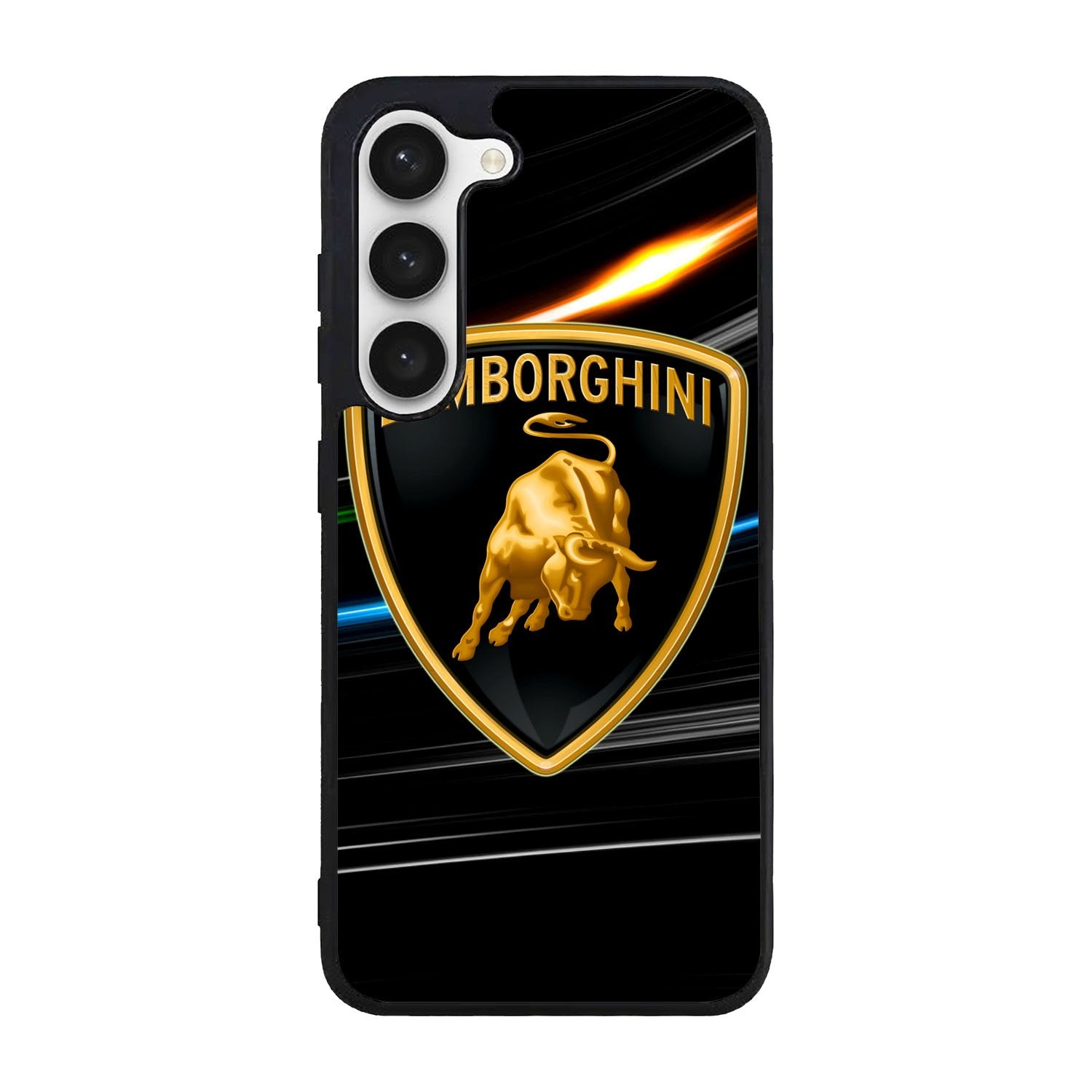 lamborghini logo black Case Samsung Galaxy S23 FE 5G BC1243