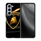 lamborghini logo black Case Samsung Galaxy z Fold 5 5G BC1243