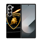 lamborghini logo black Case Samsung Galaxy Z Fold 6 5G BC1243