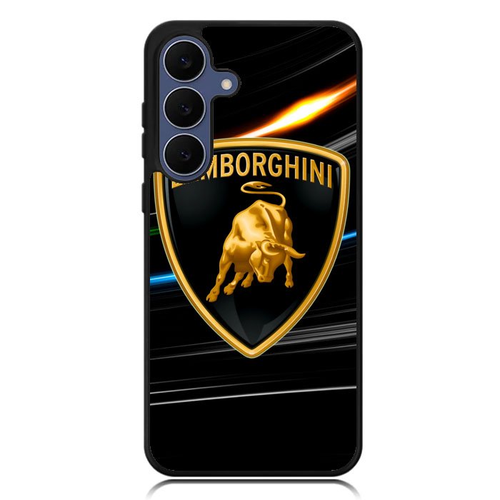 lamborghini logo black Samsung Galaxy S25 FE Case BC1243