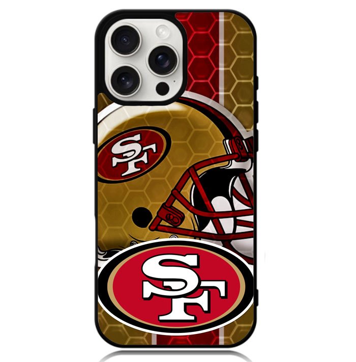 San Francisco 49ers logo Case iPhone 16 Pro BC1268
