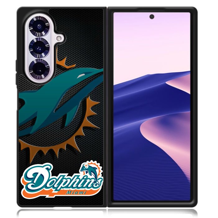 Miami Dolphins Samsung Galaxy Z Fold 7 5G Case BC1273