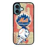 New York Mets Case iPhone 16 Plus BC1294