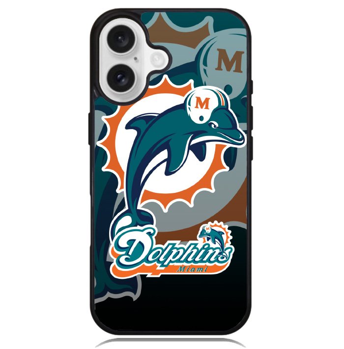 Miami Dolphins Nfl Case iPhone 16 BC1308