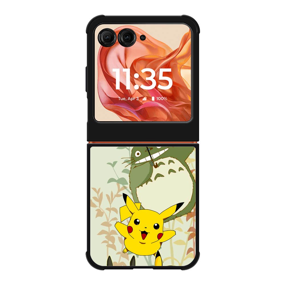 Totoro Love Pikachu Pokemon Motorola Moto Razr 2025/2024 , Moto Razr 60/50 Case BC1309