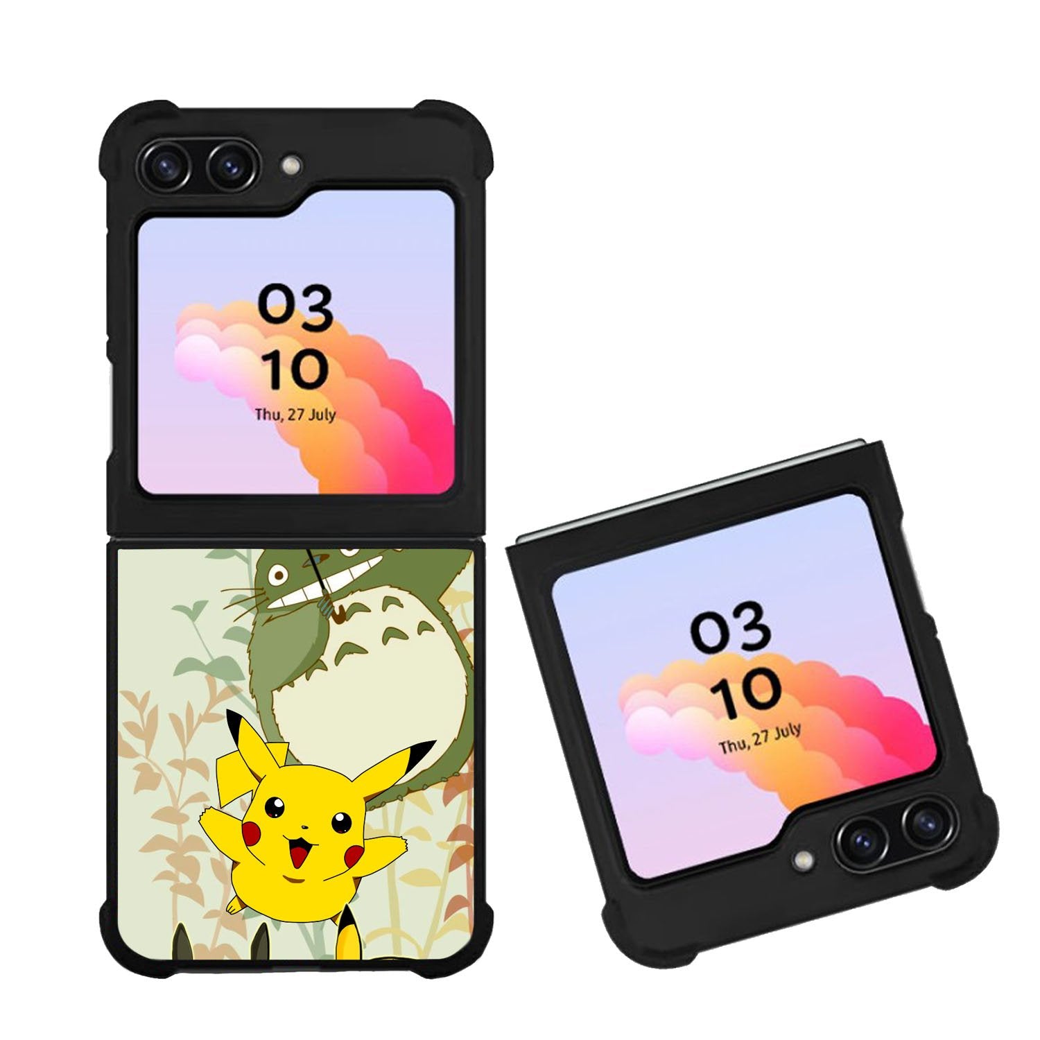 Totoro Love Pikachu Pokemon Case Samsung Galaxy Z Flip 5 5G BC1309