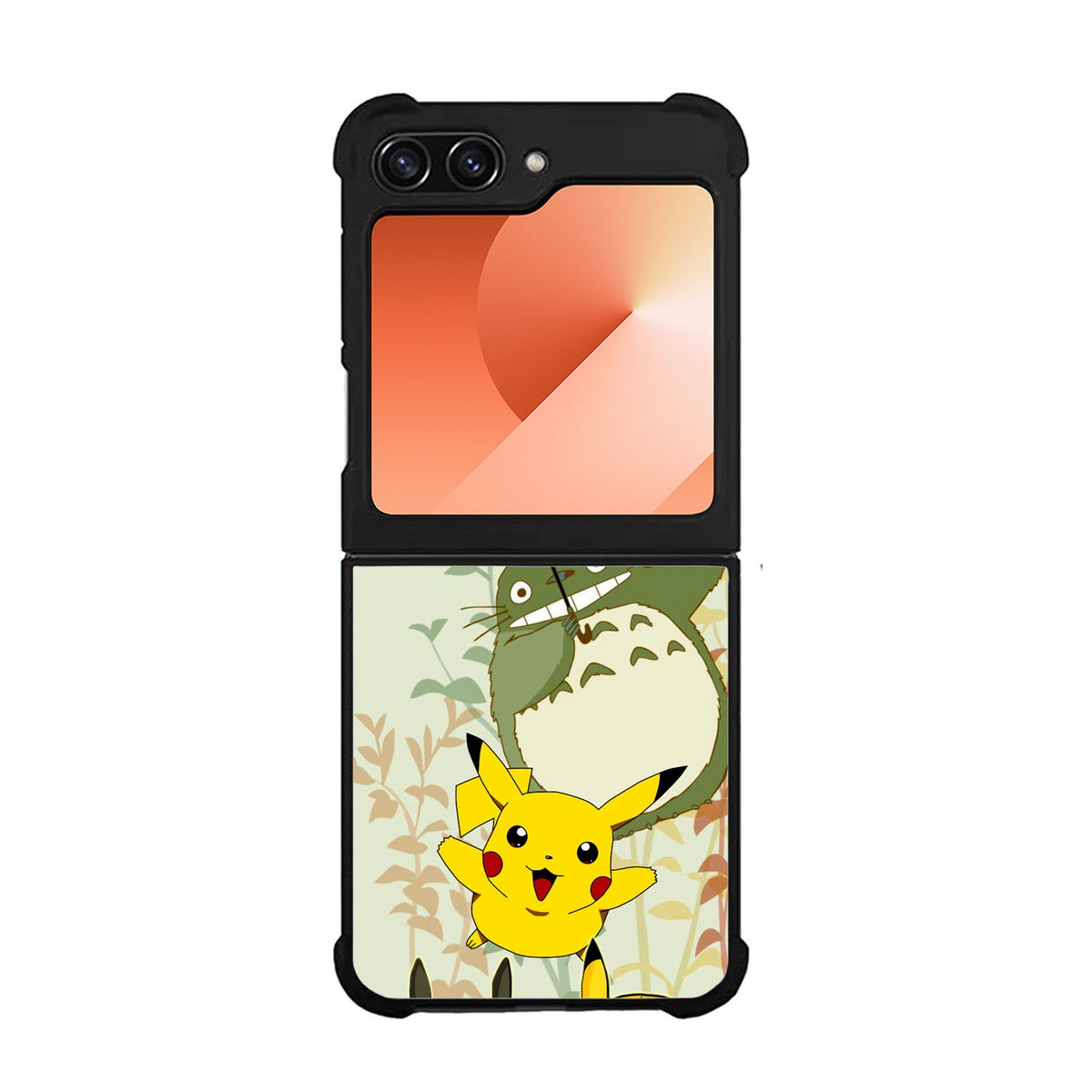 Totoro Love Pikachu Pokemon Case Samsung Galaxy Z Flip 6 5G BC1309