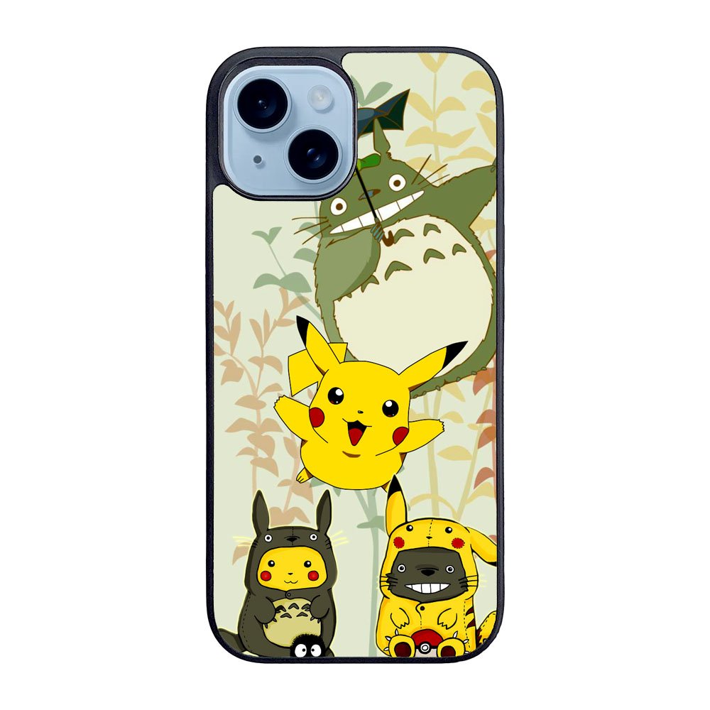 Totoro Love Pikachu Pokemon Case iPhone 15 BC1309