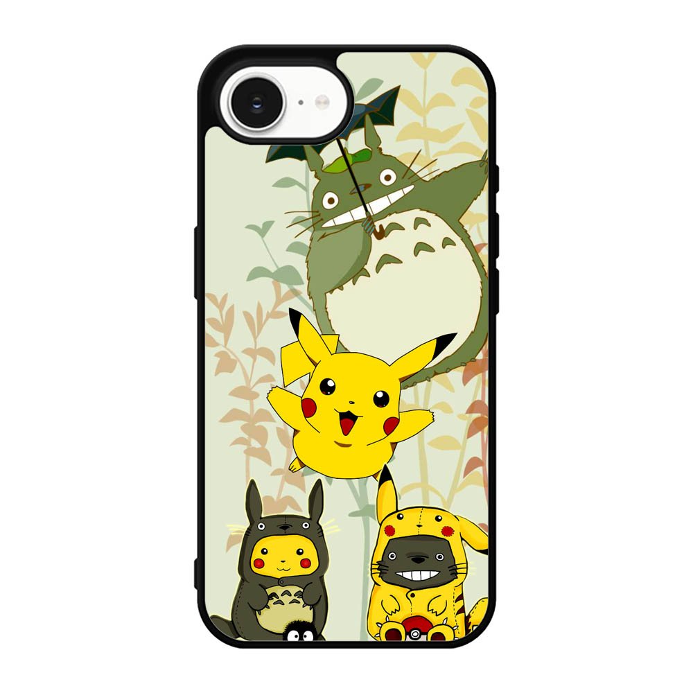 Totoro Love Pikachu Pokemon iPhone 16e Case BC1309