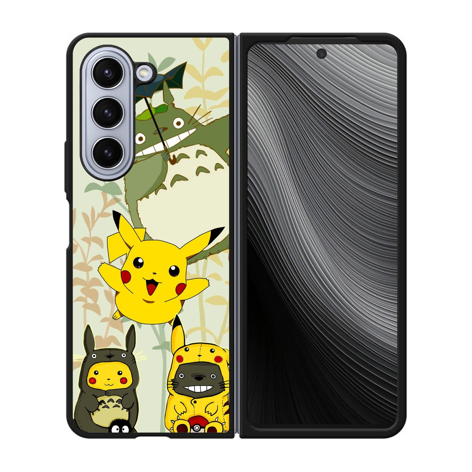 Totoro Love Pikachu Pokemon Case Samsung Galaxy z Fold 5 5G BC1309