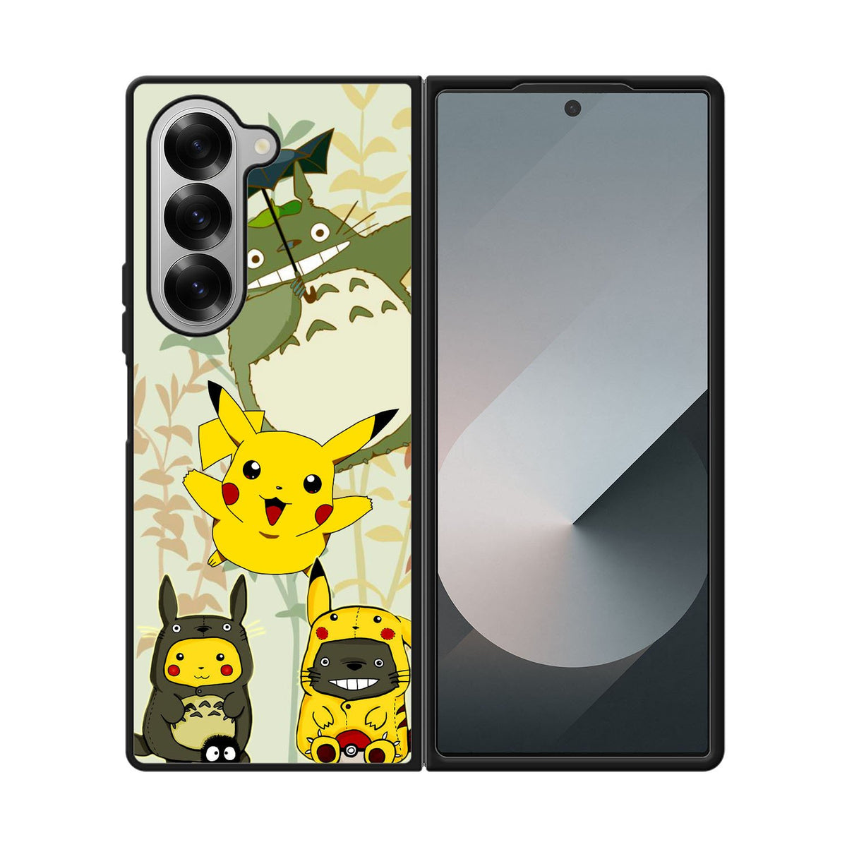 Totoro Love Pikachu Pokemon Case Samsung Galaxy Z Fold 6 5G BC1309